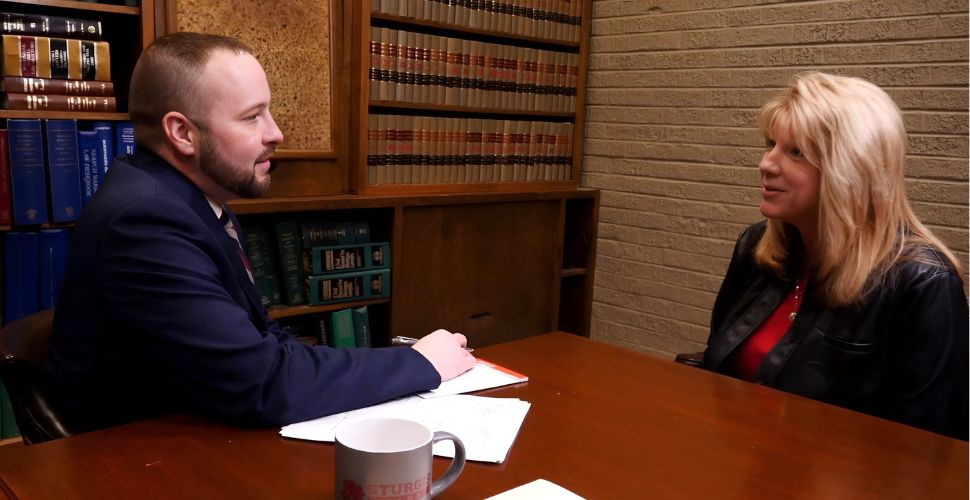 Banker meeting with a business owner